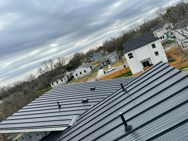 Standing seam metal roof panels with vents for Skylight Repair in Pawling